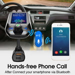 T43 Car Bluetooth Mp3 Schermo a colori multifunzione di grandi dimensioni QC3.0 Lettore Bluetooth per auto senza perdita di carica per auto Bluetooth, T43