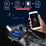 T43 Car Bluetooth Mp3 Schermo a colori multifunzione di grandi dimensioni QC3.0 Lettore Bluetooth per auto senza perdita di carica per auto Bluetooth, T43