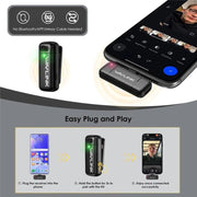 Microfono lavalier wireless WAVLINK WS-WAJ606C1 con riduzione rum