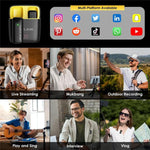 Microfono lavalier wireless WAVLINK con riduzione rumore