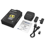 Microfono lavalier wireless WAVLINK con riduzione rumore