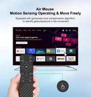 S905X5M Android 14 ATV Display Dongle 4K Smart TV Receiver, S905X5M
