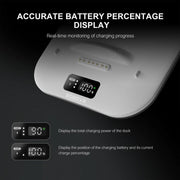 Base di ricarica BOBOVR BD3 per 3 batterie B100, caricabatterie rapido da 30 W, BD3