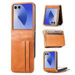 Custodia per telefono in pelle con scomparto verticale per carte a libro., For Galaxy Z Flip8 5G, For Galaxy Z Flip7 5G