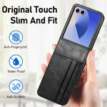 Custodia per telefono in pelle con scomparto verticale per carte a libro., For Galaxy Z Flip8 5G, For Galaxy Z Flip7 5G