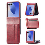 Custodia per telefono in pelle con scomparto verticale per carte a libro., For Galaxy Z Flip8 5G, For Galaxy Z Flip7 5G