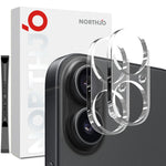 2 pellicole protettive in vetro temperato 3D HD per obiettivo fotocamera NORTHJO, For iPhone 17 Pro Max, For iPhone 17 Pro, For iPhone 17, For iPhone Air