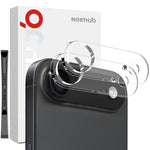2 pellicole protettive in vetro temperato 3D HD per obiettivo fotocamera NORTHJO, For iPhone 17 Pro Max, For iPhone 17 Pro, For iPhone 17, For iPhone Air