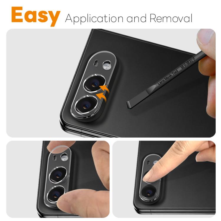 2 pellicole protettive in vetro temperato 3D HD per obiettivo fotocamera NORTHJO, For iPhone 17 Pro Max, For iPhone 17 Pro, For iPhone 17, For iPhone Air
