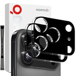 2 pellicole protettive in vetro temperato 3D HD per obiettivo fotocamera NORTHJO, For iPhone 17 Pro Max, For iPhone 17 Pro, For iPhone 17, For iPhone Air