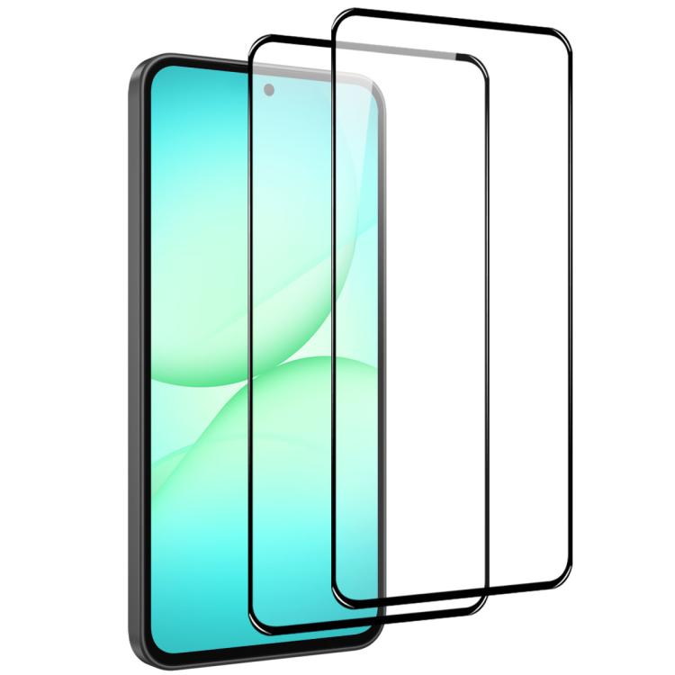 2 pellicole in vetro temperato NORTHJO A++ per serigrafia, con colla completa., For Samsung Galaxy A57 5G, For Samsung Galaxy A37 5G, For Samsung Galaxy A27 5G, For Samsung Galaxy A17 4G / 5G, For Samsung Galaxy A07 4G / 5G