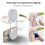 Lampada LED portatile AL80 con luce selfie magnetica
