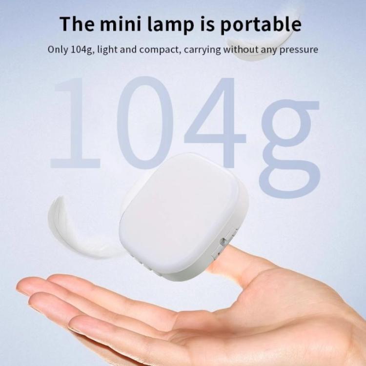 Lampada LED portatile AL80 con luce selfie magnetica