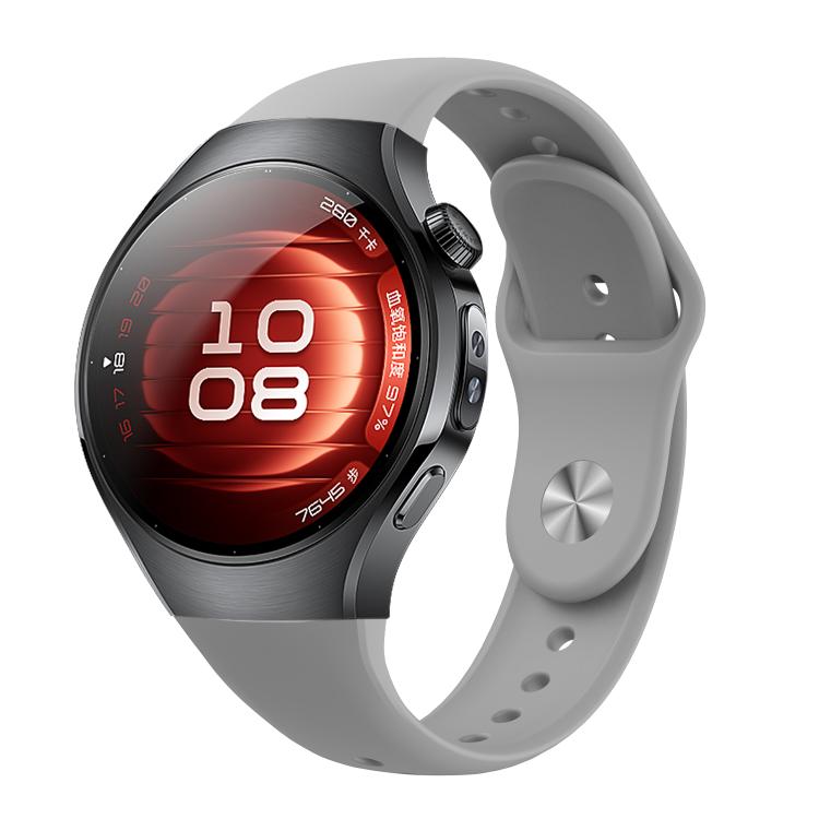 Cinturino per orologio in silicone con fibbia inversa, For Huawei Watch 5 42mm, For Huawei Watch 5 46mm