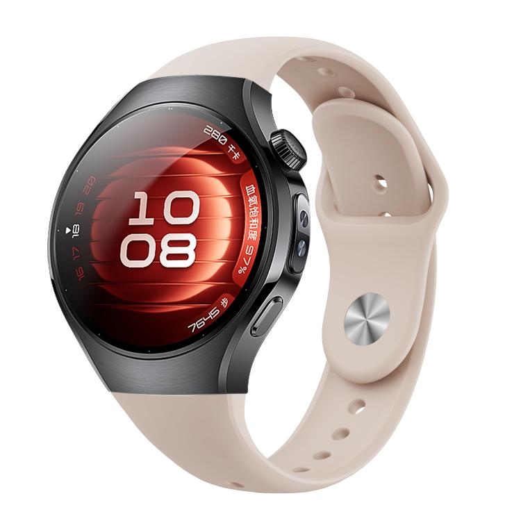 Cinturino per orologio in silicone con fibbia inversa, For Huawei Watch 5 42mm, For Huawei Watch 5 46mm