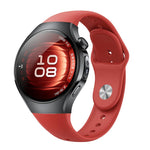 Cinturino per orologio in silicone con fibbia inversa, For Huawei Watch 5 42mm, For Huawei Watch 5 46mm