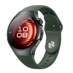 Cinturino per orologio in silicone con fibbia inversa, For Huawei Watch 5 42mm, For Huawei Watch 5 46mm