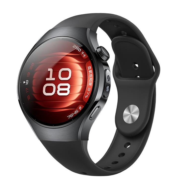 Cinturino per orologio in silicone con fibbia inversa, For Huawei Watch 5 42mm, For Huawei Watch 5 46mm
