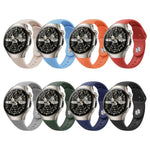 Cinturino per orologio in silicone con fibbia inversa, For Huawei Watch 5 42mm, For Huawei Watch 5 46mm