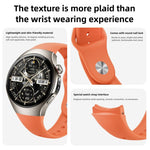 Cinturino per orologio in silicone con fibbia inversa, For Huawei Watch 5 42mm, For Huawei Watch 5 46mm