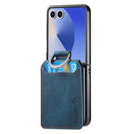 Portafoglio verticale in pelle stile retrò con anello e custodia per telefono., For Galaxy Z Flip8 5G, For Galaxy Z Flip7 5G, For Galaxy Z Flip6 5G, For Galaxy Z Flip5 5G