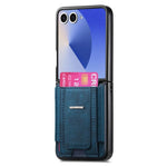 Portafoglio/custodia per telefono in pelle stile retrò pieghevole con elastico di supporto, For Galaxy Z Flip8 5G, For Galaxy Z Flip7 5G, For Galaxy Z Flip6 5G, For Galaxy Z Flip5 5G
