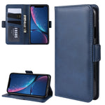 Custodia per cellulare in pelle con supporto a portafoglio per iPhone XR ， con portafoglio, supporto e slot per carte, For iPhone XR