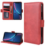 Custodia per cellulare in pelle con supporto a portafoglio per iPhone XR ， con portafoglio, supporto e slot per carte, For iPhone XR