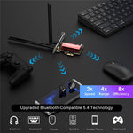 WAVLINK WN685BE3-B BE8800 2.4GHz 5GHz 6GHz WiFi 7 Tri-Band PCI-E Wireless Network Card
