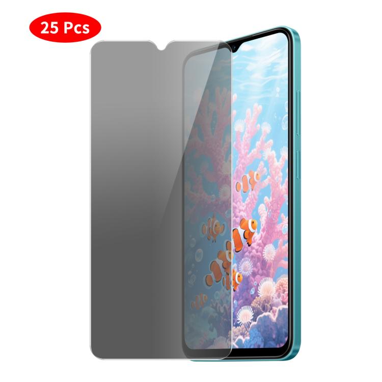JUNSUNMAY 25 pezzi Pellicola protettiva in vetro temperato per la privacy, For Samsung Galaxy A37 / A57 5G, For Samsung Galaxy A27 5G, For Samsung Galaxy S25 FE 5G, For Samsung Galaxy A06s, For Samsung Galaxy A07, For Samsung Galaxy A17                ...