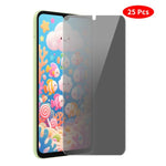 JUNSUNMAY 25 pezzi Pellicola protettiva in vetro temperato per la privacy, For Samsung Galaxy A37 / A57 5G, For Samsung Galaxy A27 5G, For Samsung Galaxy S25 FE 5G, For Samsung Galaxy A06s, For Samsung Galaxy A07, For Samsung Galaxy A17                ...