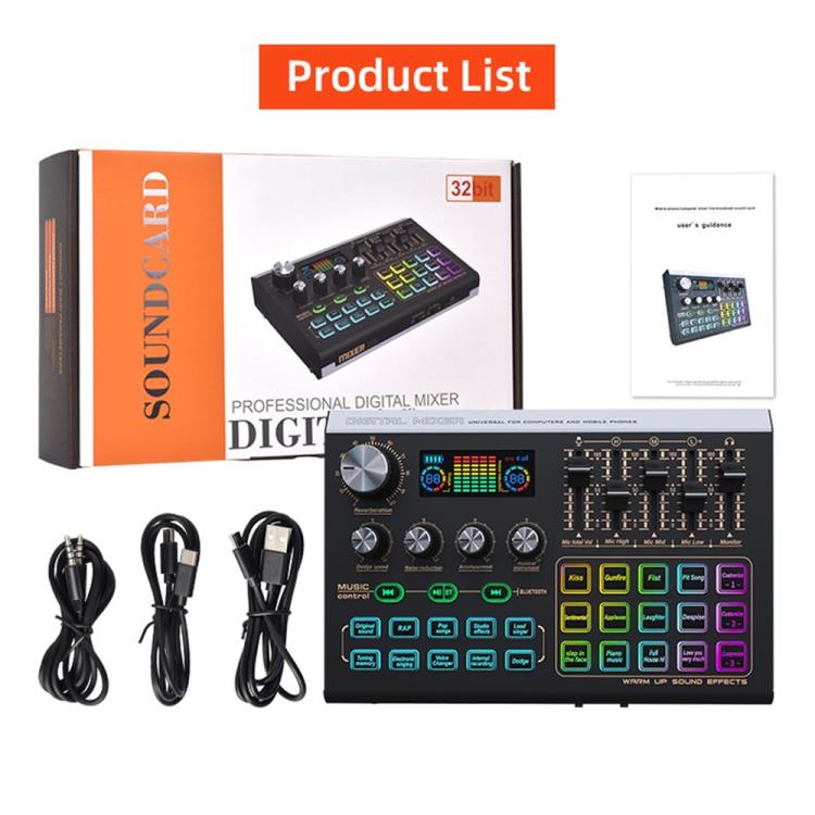 Mixer audio Bluetooth X9 4 canali con alimentazione phantom 48V