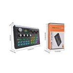 Mixer audio Bluetooth X9 4 canali con alimentazione phantom 48V