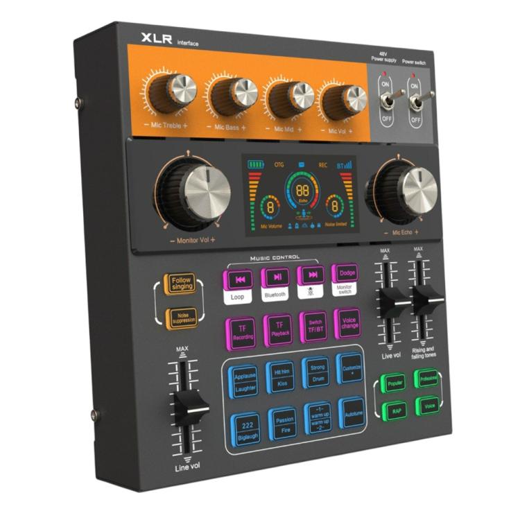 Mixer audio Bluetooth C200 per streaming e canto
