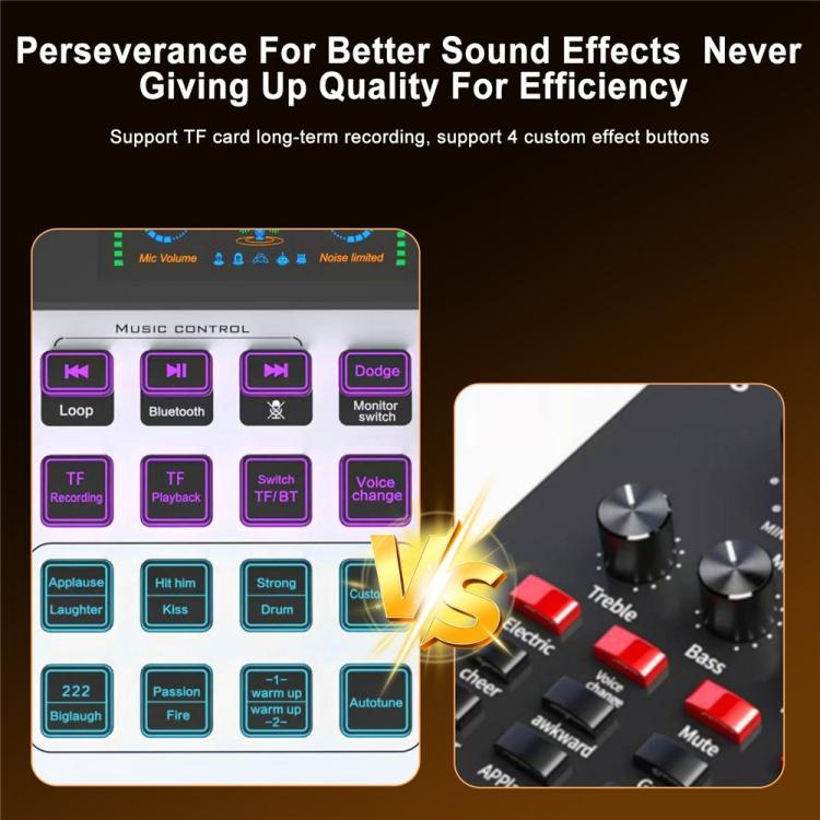 Mixer audio Bluetooth C200 per streaming e canto
