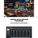 Scheda audio USB 24 bit 2 ingressi 2 uscite Solo3