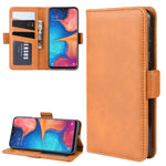 Custodia per cellulare in pelle con supporto a portafoglio per Galaxy A20E ， con portafoglio, supporto e slot per carte, For Galaxy A20E