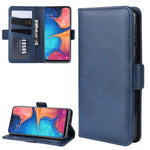 Custodia per cellulare in pelle con supporto a portafoglio per Galaxy A20E ， con portafoglio, supporto e slot per carte, For Galaxy A20E