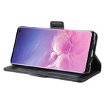 Custodia per cellulare in pelle con supporto a portafoglio per Galaxy S10 ， con portafoglio, supporto e slot per carte, For Galaxy S10
