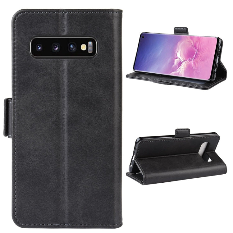 Custodia per cellulare in pelle con supporto a portafoglio per Galaxy S10 ， con portafoglio, supporto e slot per carte, For Galaxy S10