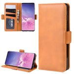 Custodia per cellulare in pelle con supporto a portafoglio per Galaxy S10 ， con portafoglio, supporto e slot per carte, For Galaxy S10