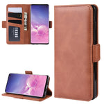 Custodia per cellulare in pelle con supporto a portafoglio per Galaxy S10 ， con portafoglio, supporto e slot per carte, For Galaxy S10