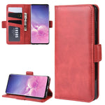 Custodia per cellulare in pelle con supporto a portafoglio per Galaxy S10 ， con portafoglio, supporto e slot per carte, For Galaxy S10