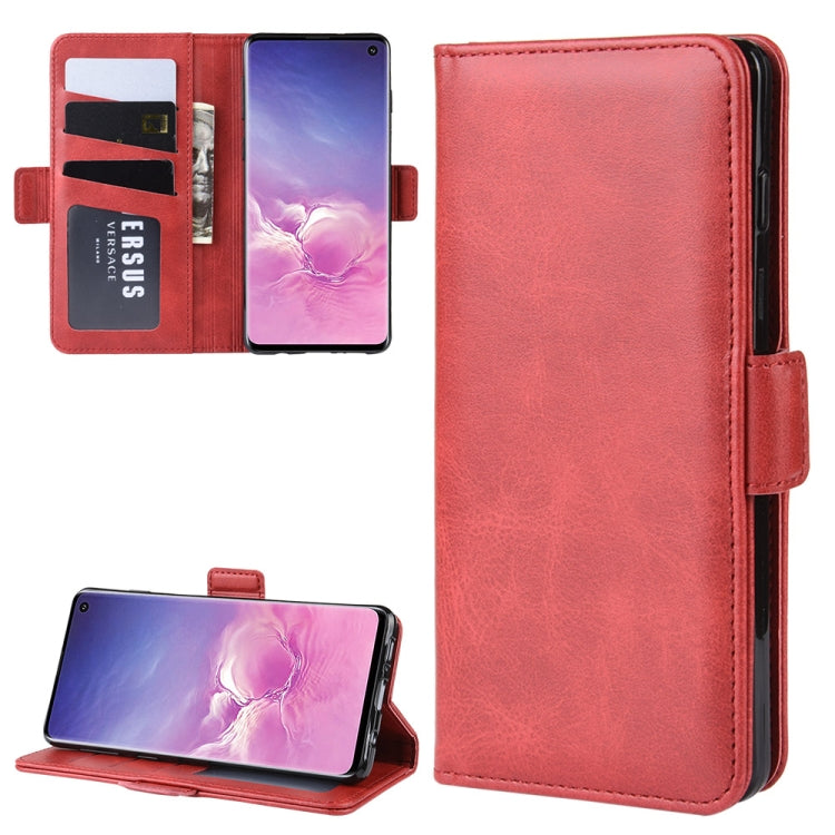 Custodia per cellulare in pelle con supporto a portafoglio per Galaxy S10 ， con portafoglio, supporto e slot per carte, For Galaxy S10