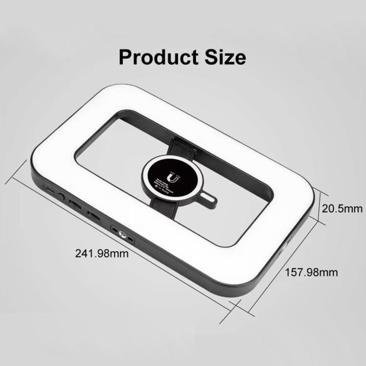 Luce video RGB magnetica S4 per smartphone