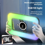 Luce video RGB magnetica S4 per smartphone