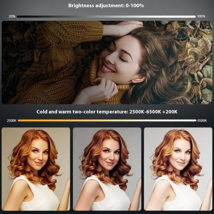 Luce video RGB magnetica S4 per smartphone