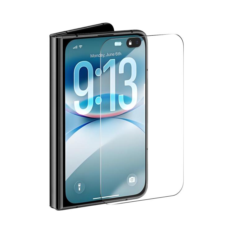 Pellicola in vetro temperato ENKAY con colla addensata, senza bordi bianchi, durezza 9H, bordo ad arco grande, ad alto contenuto di alluminio e silicio., For iPhone 17 Pro Max, For iPhone 17 Pro, For iPhone 17, For iPhone Air