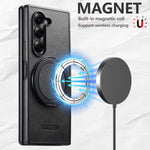 Custodia per telefono Suteni G3 Oil Wax con rotazione a 360° e supporto MagSafe., For Galaxy Z Fold8 Ultra 5G, For Galaxy Z Flip8 5G, For Galaxy Z Fold7 5G, For Galaxy Z Flip7 5G, For Galaxy Z Flip6, For Galaxy Z Fold6, For Galaxy Z Fold5              ...