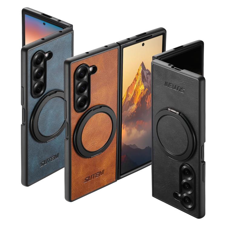 Custodia per telefono Suteni G3 Oil Wax con rotazione a 360° e supporto MagSafe., For Galaxy Z Fold8 Ultra 5G, For Galaxy Z Flip8 5G, For Galaxy Z Fold7 5G, For Galaxy Z Flip7 5G, For Galaxy Z Flip6, For Galaxy Z Fold6, For Galaxy Z Fold5              ...